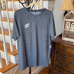 Hurley Men’s Heather Blue Short Sleeve Tee Size Large
